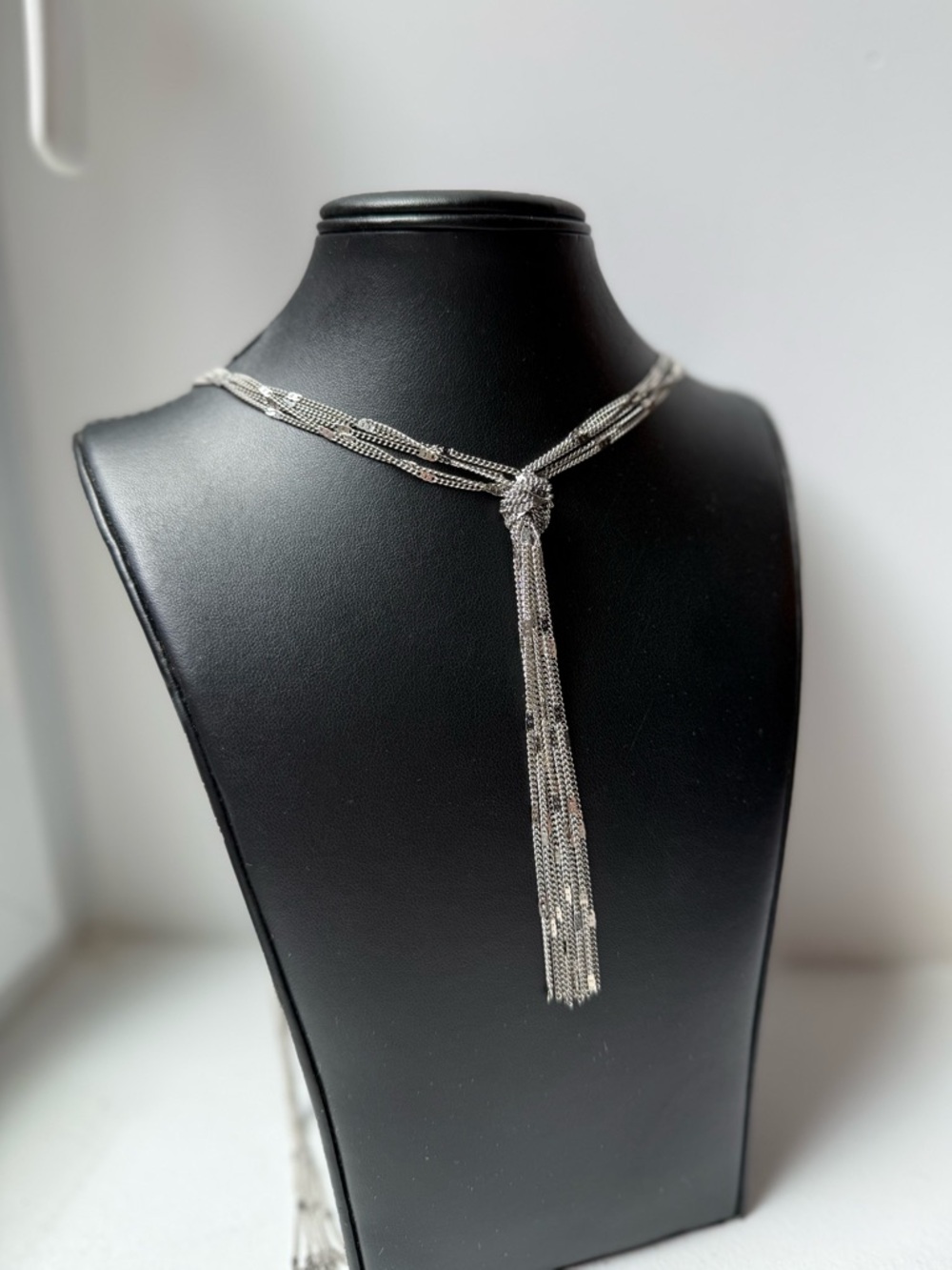 JTV OFF PARK® Delicate Multi-Strand Knot Pendant Necklace - Silver